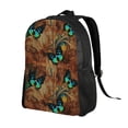 thumbnail image 2 of Fotbe Vintage Butterfly Green Mochila de Viaje para Laptop, Mochila Ejecutiva Delgada y Resistente 15.6", 2 of 8