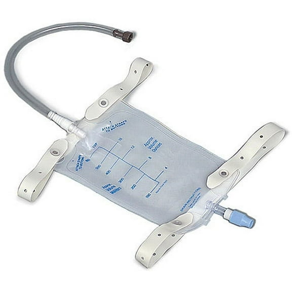 DMI Portable Urinals for Men, McGuire-Style Male Urine Collection Bags for Leg, Wearable Urinal Replacement Bag