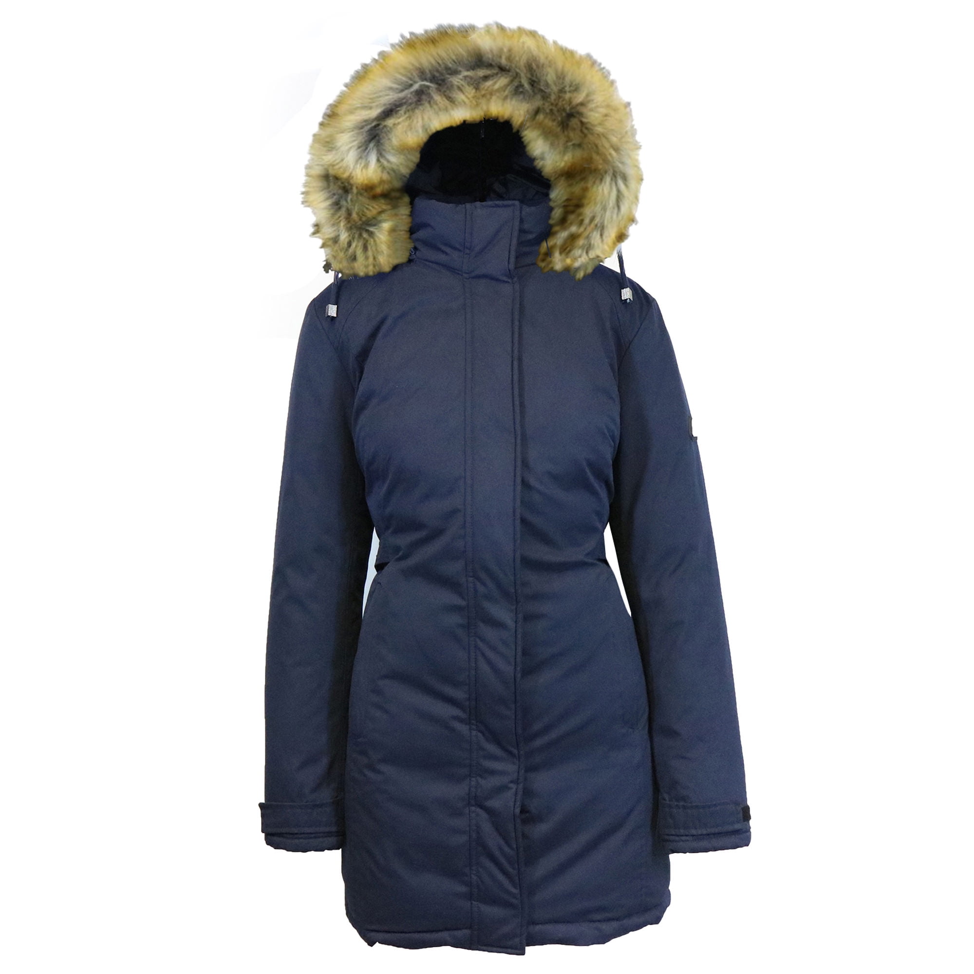 Women's Heavyweight Parka Jacket With Detachable Hood Walmart Canada