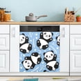 thumbnail image 5 of Coolnut Dishwasher Magnet Cover 23"Wx26"H ,Cartoon Panda Farmhouse Kitchen Dishwasher Cover Magnetic Appliance Covers Door Stickers for Kitchen Home Cabinet Decals, 5 of 6