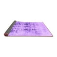thumbnail image 2 of Ahgly Company Indoor Rectangle Abstract Purple Modern Area Rugs, 5' x 7', 2 of 4