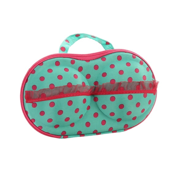Portable Bra Storage Case Hard Shell Travel Underwear Organizer With Handle 1 Pack