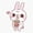 1pcs, variant on White Rabbit Bubble Tea Sticker
