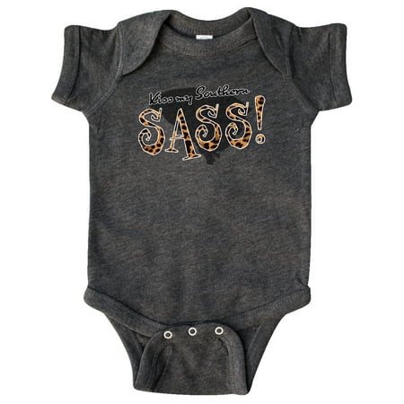 

Inktastic South Carolina Kiss my Southern Sass! in Leopard Print Gift Baby Girl Bodysuit