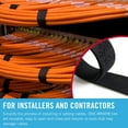 thumbnail image 3 of Straps,Self-Grip,3/4x12 ft.,Black,PK4, 12', 3/4" W, Black, 4 PK VEL131, 3 of 8