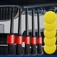 thumbnail image 1 of 5x de cepillos para detalles automáticos / Tamaño con 5 cepillos limpiadores de detalles de esponjas / Apto para el motor de limpieza shamjiam cepillo para detalles de coches, 1 of 8