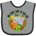 thumbnail image 3 of Inktastic First Trip to the Zoo Boys or Girls Baby Bib, 3 of 4