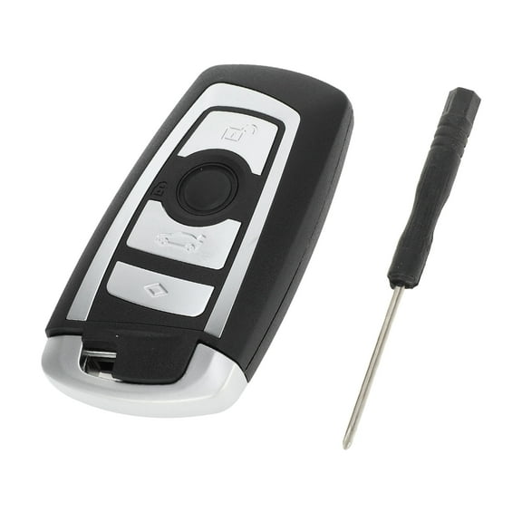 Unique Bargains Key Shell Case for BMW 1 Series F20 F21 Keyless Entry Remote Key Fob Replacement Case 4 Buttons
