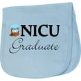thumbnail image 2 of Inktastic Newborn Nicu Graduate Boy Baby Burp Cloth, 2 of 3