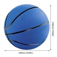 thumbnail image 2 of Balón de baloncesto Wdftyju Microfibra de ante Antideslizante Talla 7 Azul, 2 of 9