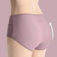 thumbnail image 2 of Gibobby Pantaletas para mujer Calzoncillos Bragas sexy Ropa interior Bragas de talla grande Bikini Sólido Calzoncillos para mujer(Morado,XL), 2 of 4