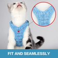 thumbnail image 4 of Cat Harness and Leash Ultra Light Escape Proof Kitten Collar Cat Walking Jacket with Running Cushioning Soft and Comfortable Suitable for Puppies Rabbits, 4 of 7