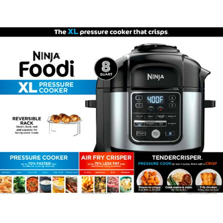 8 Quart Ninja Foodi Delux Air Fry Pressure Cook - appliances - by owner -  sale - craigslist
