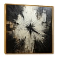 thumbnail image 2 of Designart "Monochrome Faith: Simplified Religious Cross III" Christianity Floater Framed Wall Art Living Room, 2 of 5