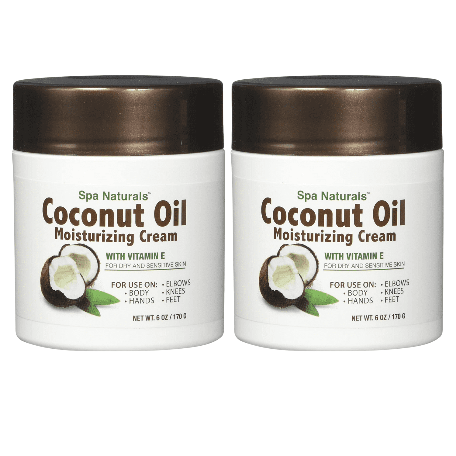 Spa Naturals Extra Virgin Coconut Oil Moisturizing Cream Body