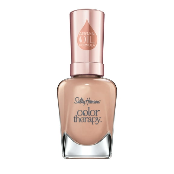 Sally Hansen Color Therapy Nail Polish, Re-Nude, 0.5 oz, Restorative, Argan Oil Formula