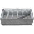 thumbnail image 1 of Caja De Almacenamiento De Ropa Interior Plegable De 24 Rejillas, Organizador De Guardarropa De Tela Multiusos, Cubo De Almacenamiento De Cajón Gris Para Ropa Interior, Calcetín, Cosmético Minnieouse HA028121-04, 1 of 7