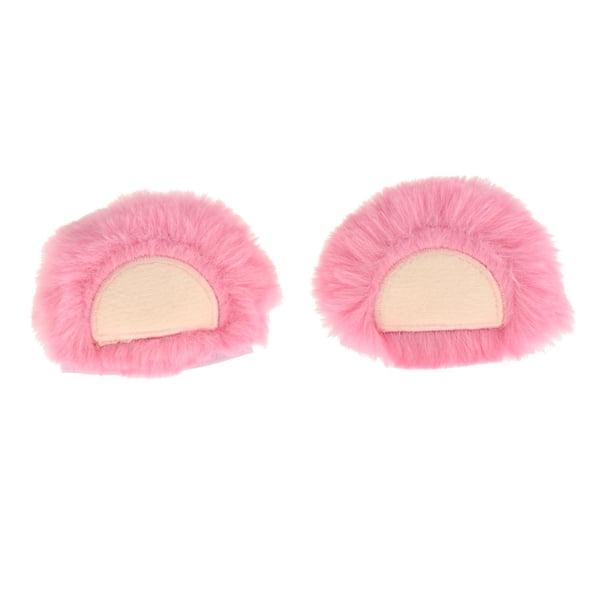 Orejas decorativas para casco, divertidas y cómodas, para montar a caballo. Oso Rosa