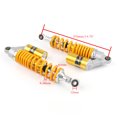 thumbnail image 1 of Motorcycle 14.75" 375mm Rear Shocks Absorber For Yamaha Banshee ATV Yellow, 1 of 1
