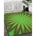 thumbnail image 2 of Ahgly Company Indoor Square Patterned Pea Green Area Rugs, 7' Square, 2 of 6
