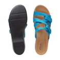 thumbnail image 4 of Clarks Womens Merliah Karli Leather Slip On Strappy Sandals, 4 of 4