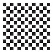 1/4" Checks Mini Pattern Stencil - 4" x 4"