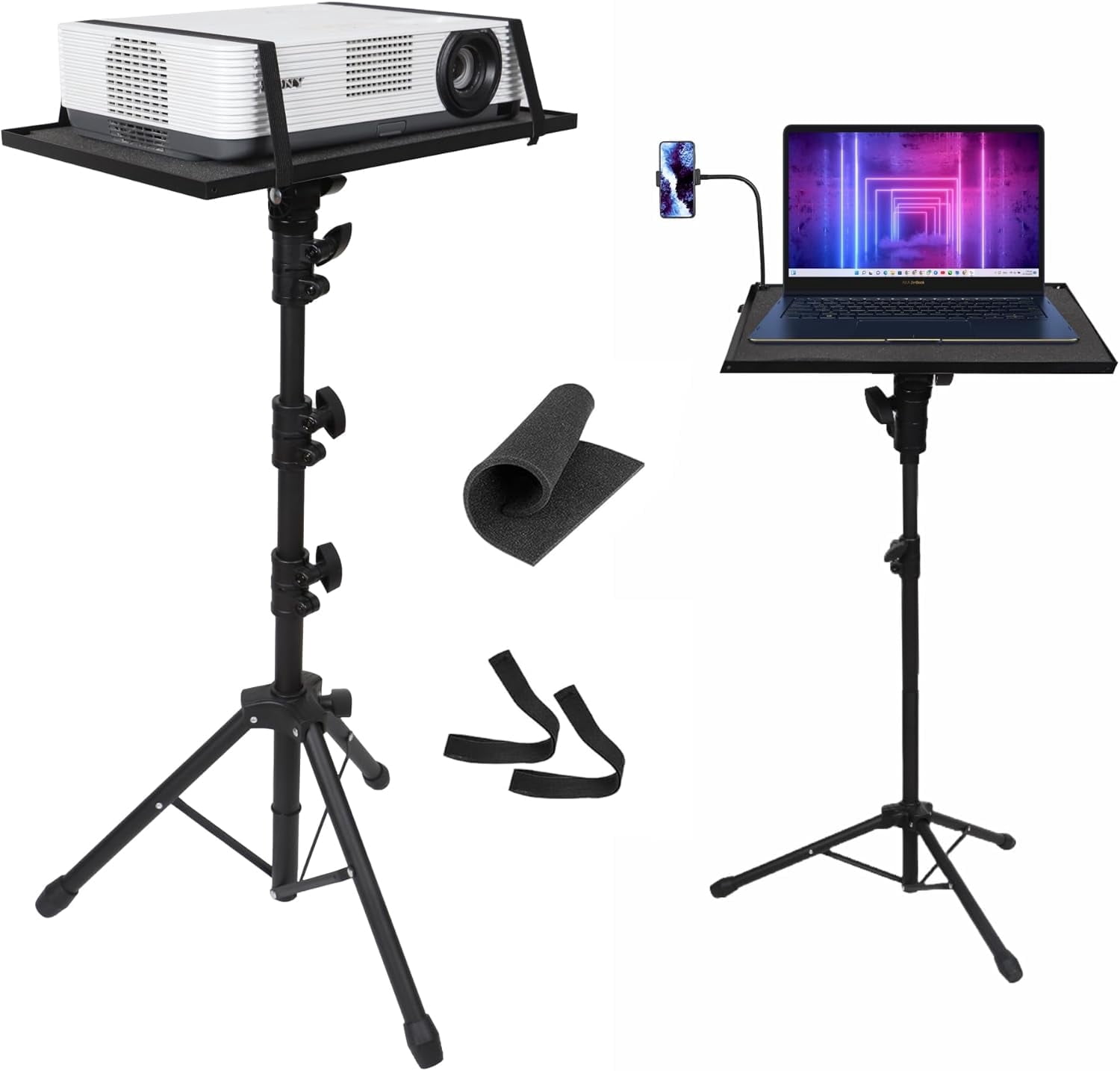 Supporto Pyle PLPTS3 Per Laptop DJ – TriPod Regolabile Per Notebook – Nuovo Con Garanzia