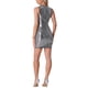 thumbnail image 3 of Vestido de lentejuelas INSPIRE CHIC para mujeres, con cuello halter, sin mangas, ajustado, para cócteles y fiestas, vestido mini, 3 of 6