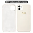 thumbnail image 2 of Funda de letras mayúsculas con nombre personalizado para iPhone 14 13 Pro Max 12 11 SE 2020 Funda de silicona líquida para parejas 8 Plus X XR 7 Coque Tan Jianjun unisex, 2 of 2