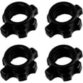 thumbnail image 1 of HUGFEGWE 4 Pcs Serre-Joints de Vis pour Barre 1 Pouces Colliers de Verrouillage de Rotation pour Barre Écrous de Fixation de Vis pour Entraînement Haltérophilie Mise en Forme Entraînement Rouge CJB91-33238, 1 of 9