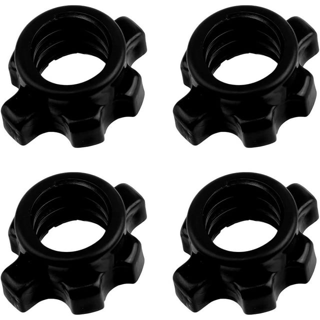 HUGFEGWE 4 Pcs Serre-Joints de Vis pour Barre 1 Pouces Colliers de Verrouillage de Rotation pour Barre Écrous de Fixation de Vis pour Entraînement Haltérophilie Mise en Forme Entraînement Rouge CJB91-33238