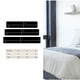 thumbnail image 4 of Pie de cama artesanal MACAR, camino decorativo para colcha, gris Oxford, 46cms x 180cms, 46cms x 210cms, 46cms x 240cms, 4 of 4