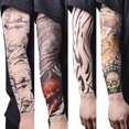 thumbnail image 2 of Cool Arm Warmer Skins Proteive Nylon elástico falso tatuaje temporal mangas diseños cuerpo brazo medias Tatoos hombres mujeres tatuaje Gao Jinjia LED, 2 of 2