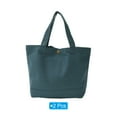 thumbnail image 3 of Unique Bargains Sac Fourre-Tout en Toile avec Poignée Sac à Main Réutilisable Sacs de Magasinage Bleu Lot de 2, 3 of 5