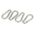 thumbnail image 2 of Unique Bargains 316 Stainless Steel Spring Snap Hook Carabiners 2.4"  Length 4pcs, 2 of 4
