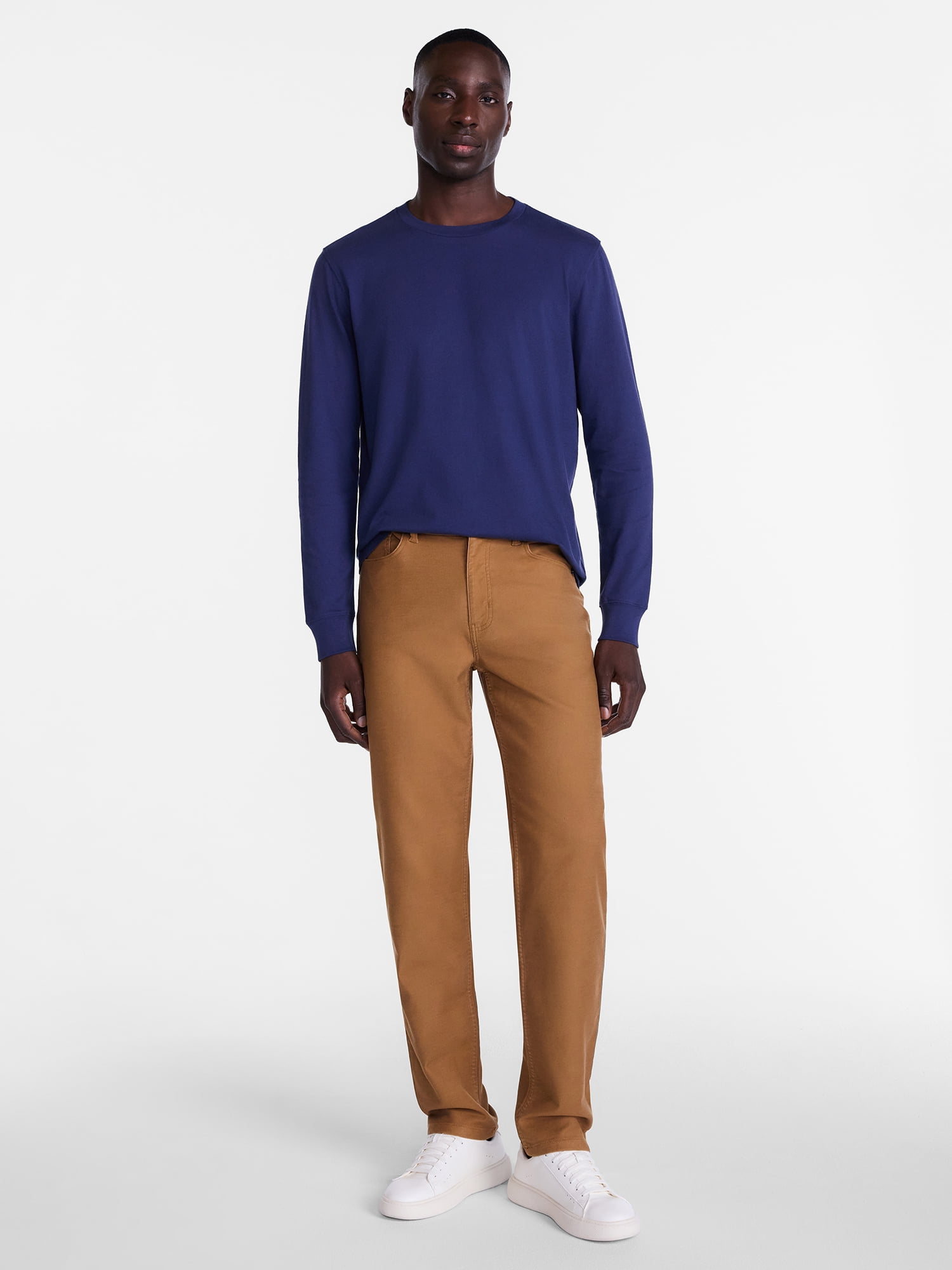 George Men's and Big Men's 5 Pocket Terry Pants, Sizes 29x30 to 44x30