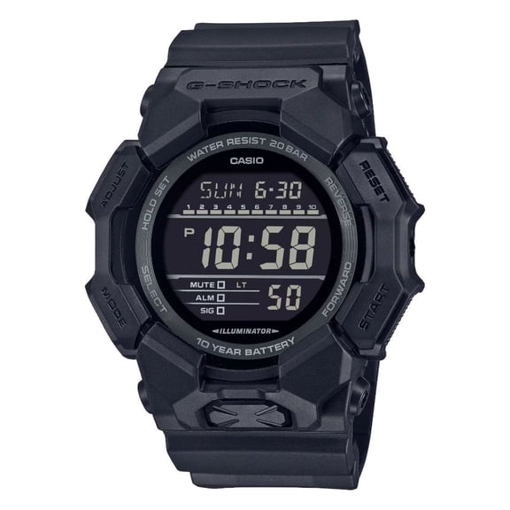 Casio G-Shock GD-010 Series Men's Black (Negative LCD) Quartz Watch GD010-1A1