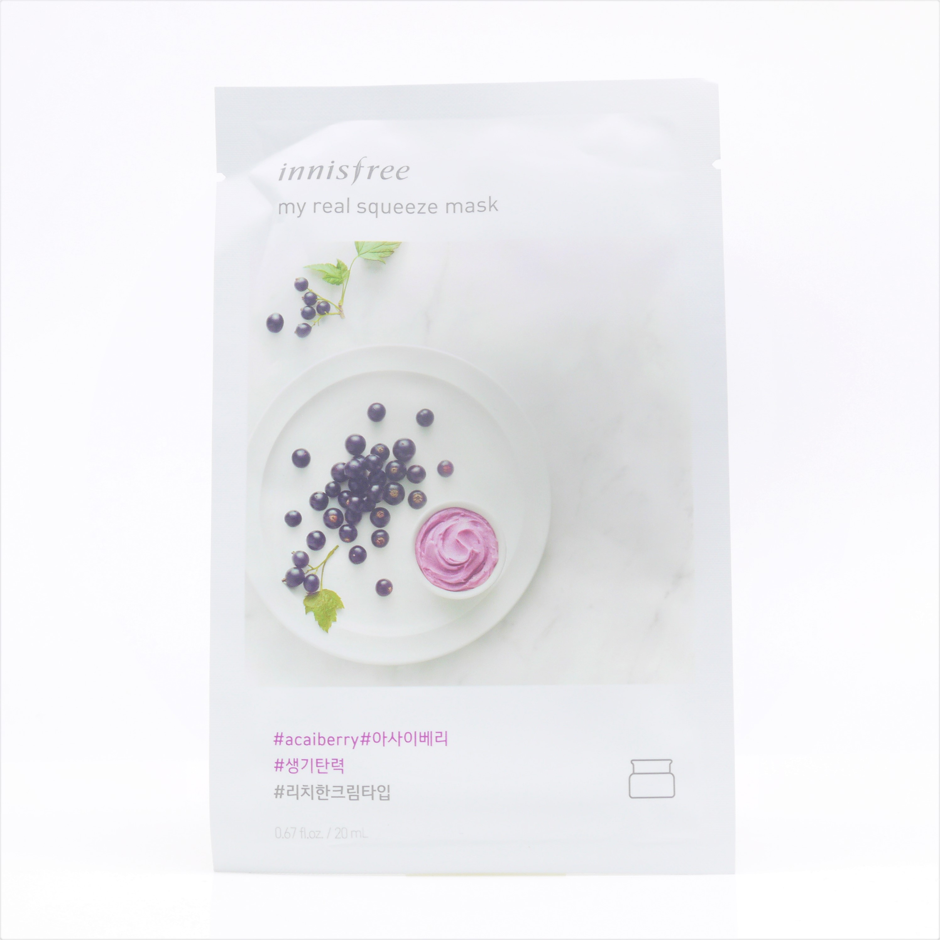 Innisfree Innisfree My Real Squeeze Mask Acai Berry 20 ml (Set of 5