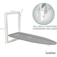 thumbnail image 3 of IVATION Wall Mounted Folding Ironing Board with Iron Holder - Space Saving & Easy to Use, 3 of 9