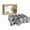 Silver, variant on 20 Pcs 14x1.5 Lug Nuts, 6509422AA, 611.330 1.65" Long OEM Style Lug Nuts Black Chrome 7/8" Hex Fits 2011+ Jeep Grand Cherokee, 2018+ Jeep Wrangler, 2019+ Ram 1500 Classic