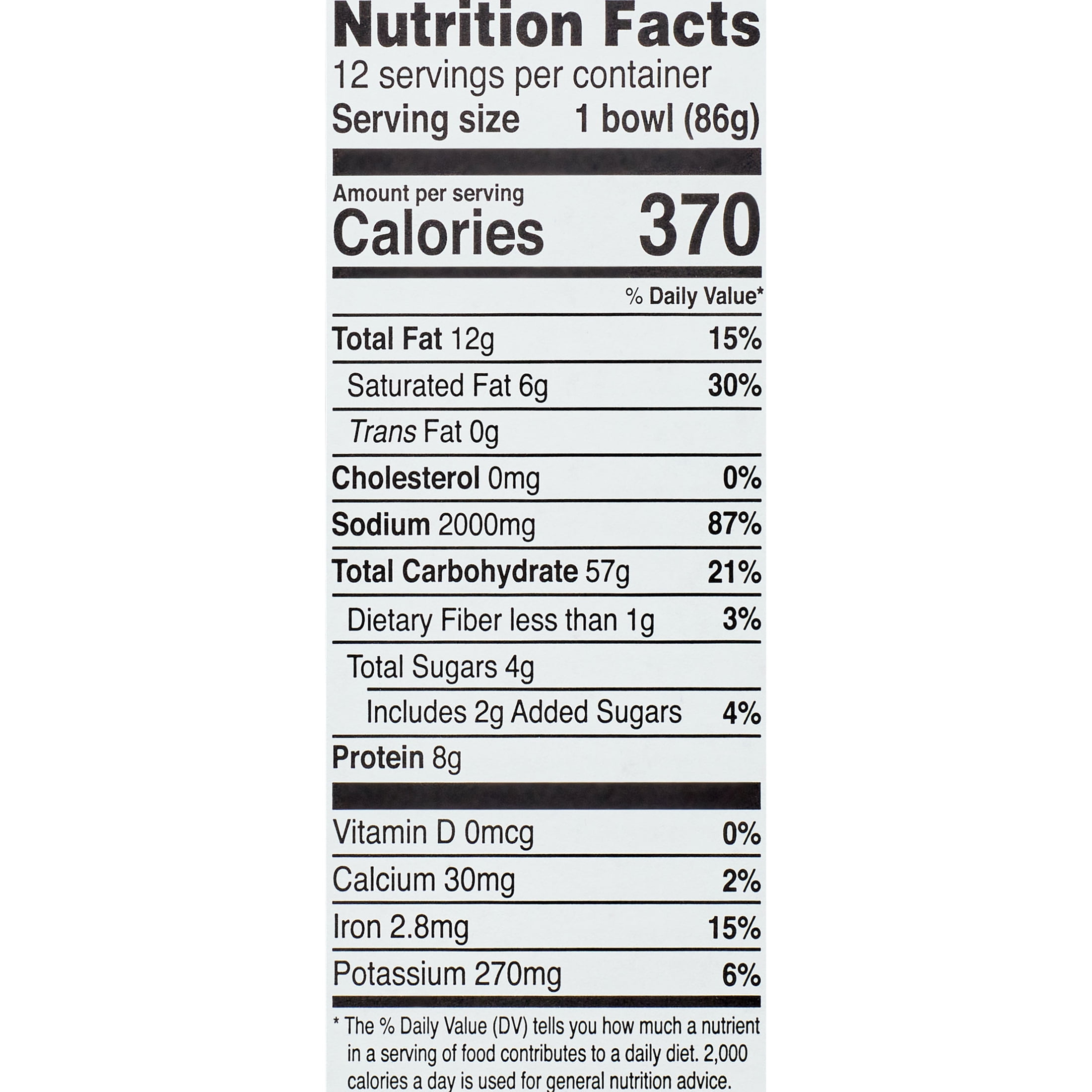 Nongshim Bowl Noodle Savory Lobster Flavor Ramen Soup 3.03oz, 12 Count