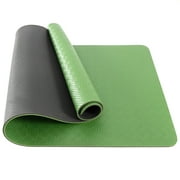Ray Star Extra Thick Yoga Mat 24"x72"x0.24" Thickness 6mm -Eco Friendly Material- With High Density Anti-Tear Exercise Bolster