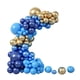 thumbnail image 2 of de guirnaldas de globos, conjunto de cadena de globos, suministros para fiestas, arreglo de globos, decoraciones de fiesta, telón de fondo para Azul y Dorado, 2 of 8