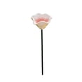 thumbnail image 2 of Ceramic Pollinator Watering Station, Handmade Flower Shaped Bird Bath Garden Stake, Colorful Water Feeder for Bees and Butterflies, Outdoor Yard Art 1.5x8.7 Inches, 2 of 3