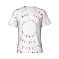 thumbnail image 3 of Naloa Breast Cancer Awareness (4) Men's T-Shirt Sport T-shirt Men's Basic Tee Casual Men's Shirt, Round Neck, Short Sleeves - 3X-Large, 3 of 5