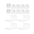 thumbnail image 3 of 4 estantes de pared para colgar, organizador de tablero, almacenamiento de pared, exhibición Blanco, 3 of 9