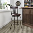 thumbnail image 2 of Home Fare 2-in-1 Metal Swivel Barstool, 2 of 2
