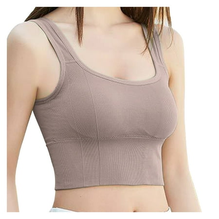 

Push up Bras for Women Wrap Camisole Wear Beauty Bottoming Top Chest Outer Support Bra for Women Full Coverage and Lift Beige M