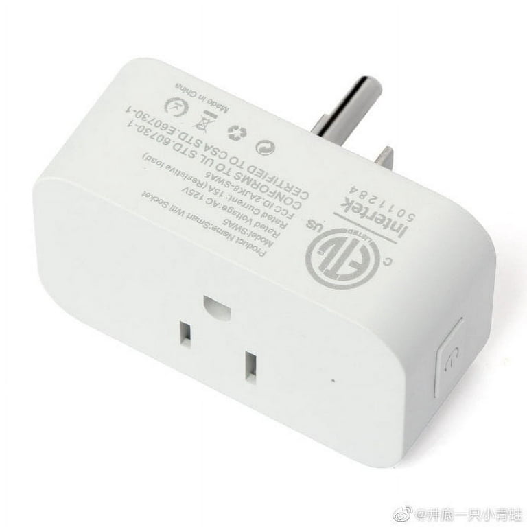 TORK Smart Plug Indoor Wi-Fi 3-Prong Single Outlet Plug Alexa/Asst