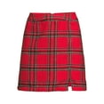 thumbnail image 3 of No Boundaries Juniors’ Plaid A-Line Skirt, 3 of 5